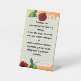 「夢を見よ」 台座サイン