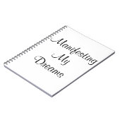 夢を見ること ノートブック (左側)