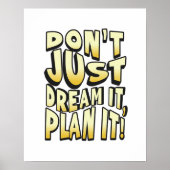 夢を見るだけじゃない！ ポスター (正面)