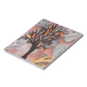 夢を見るツリーア絵を描ート ノートパッド (回転)