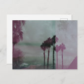 夢を見るテクニカラーパームツリー ポストカード (正面/裏面)