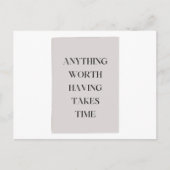 夢を見る人たちのミニマルなモチベーション永遠の知恵 ポストカード (正面)