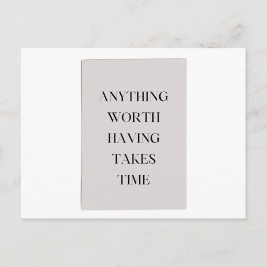 夢を見る人たちのミニマルなモチベーション永遠の知恵 ポストカード (正面)