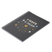 夢を見る力 インスピレーションスターバーストアート ノートブック (左側)