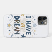 夢を見る力 スターバーストタイポグラフィーアート Case-Mate iPhoneケース (裏面(横))