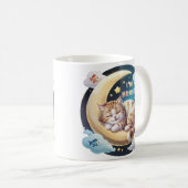 夢を見る子猫 コーヒーマグカップ (正面右)