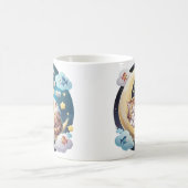 夢を見る子猫 コーヒーマグカップ (中央)