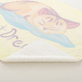 夢を見る子猫 シェルパブランケット (3/4)