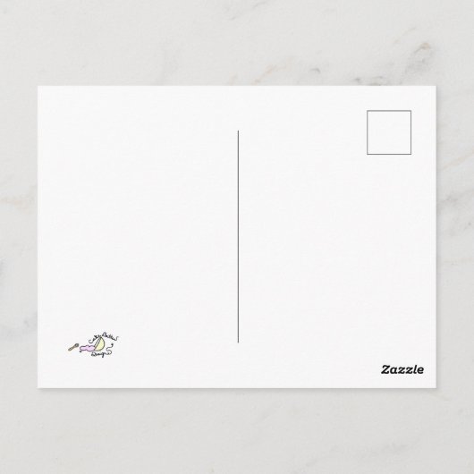 夢を見る少女 ポストカード (裏面)