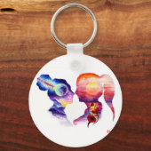 夢を見る恋人 キーホルダー (正面)