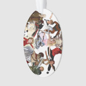 夢を見る文学的なクラシックおよび架空の人物 オーナメント (正面)