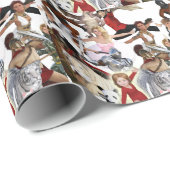 夢を見る文学的なクラシックおよび架空の人物 ラッピングペーパー (ロールコーナー)