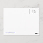 夢を見る時間。ポストカードピンクと白になる時間 ポストカード (裏面)