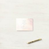 夢を見る時 ポストイット (デスク上)