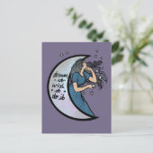 夢を見る月の女神 ポストカード (スタンド正面)