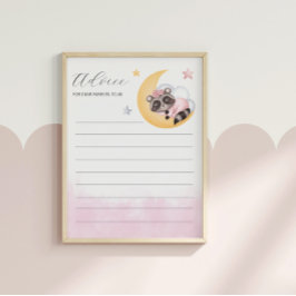 夢を見る月ラクーンアドバイスベビーゲーム