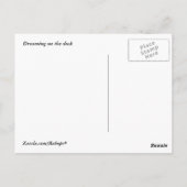 夢を見る波止場葉書 ポストカード (裏面)