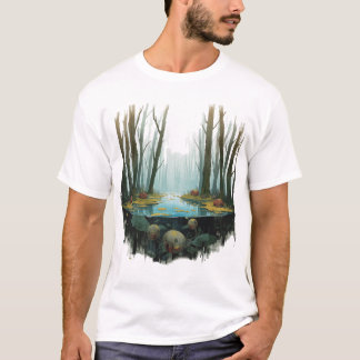 夢を見る湿地 Tシャツ