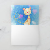 夢を見る猫 カード (内部)