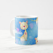 夢を見る猫 コーヒーマグカップ (正面左)