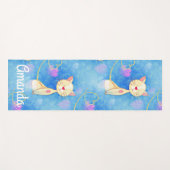 夢を見る猫 ヨガマット (正面(横))