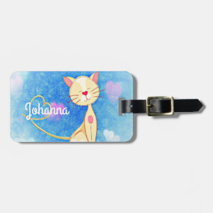 夢を見る猫 ラゲッジタグ