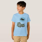 夢を見る猫 Tシャツ (正面フル)
