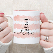 夢を見る者ストライプにピンクの水色の花を贈る