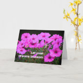 夢を見る カード (黄色い花)