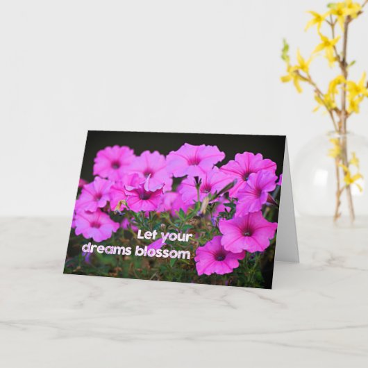 夢を見る カード (黄色い花)