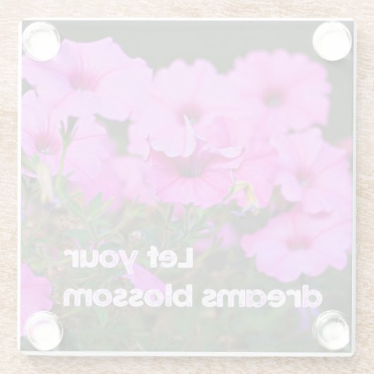 夢を見る ガラスコースター (裏面)