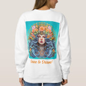 夢を見る スウェットシャツ (裏面)