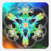 夢を見る スクエアシール (正面)