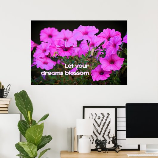 夢を見る ポスター (ホームオフィス)