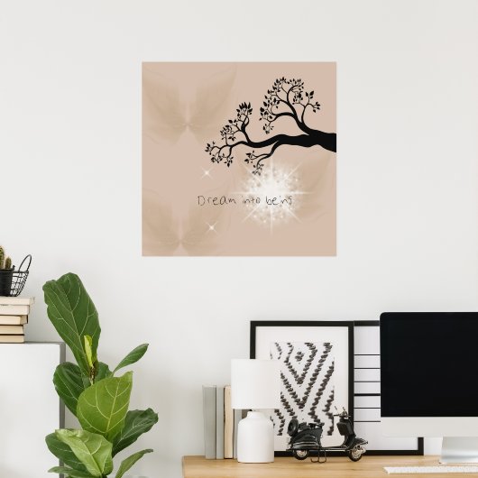 夢を見る ポスター (ホームオフィス)