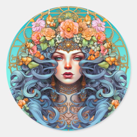 夢を見る ラウンドシール (正面)