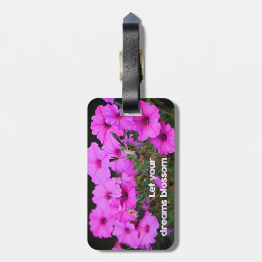 夢を見る ラゲッジタグ (裏面縦)