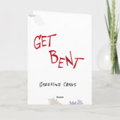 夢を見る – 曲がった挨拶を聞く カード (裏面)