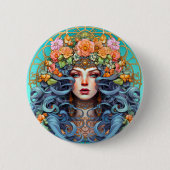 夢を見る 缶バッジ (正面)