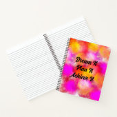 夢を見る、計画する、実現するitノートブック ノートブック (内部)