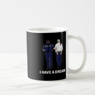 夢を見る Funny Trump 警察ステッカー メンズ レディース コーヒーマグカップ
