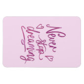 夢を見ストップたことがない マグネット (横)