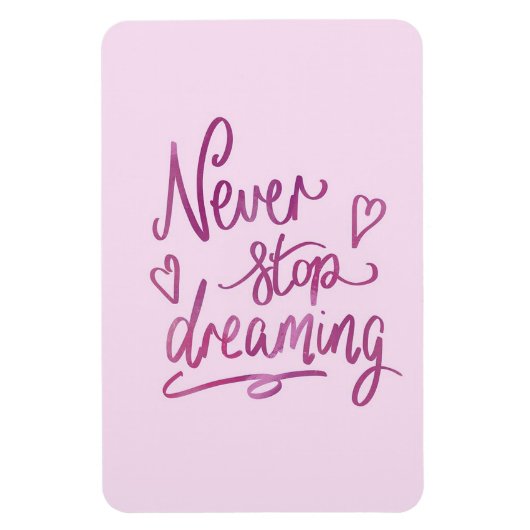 夢を見ストップたことがない マグネット (縦)