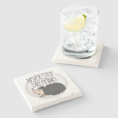 夢を見ストップない ストーンコースター (横)