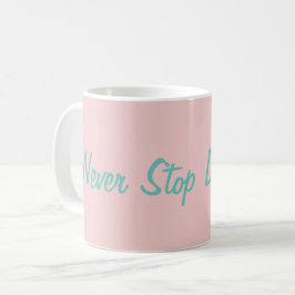 夢を見ストップることなくやる気を起こさせるかわいい コーヒーマグカップ