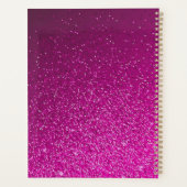 夢を見信じてそれをピンクにやる気を起こさせるする プランナー手帳 (裏面)