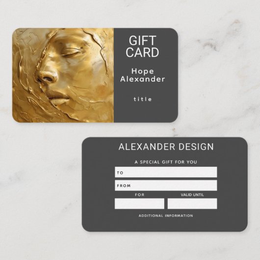 夢を解くギフト 名刺 (正面/裏面)