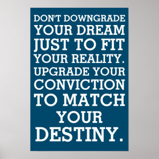 夢を軽視しない ポスター