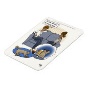 夢を追いかける犬 マグネット (左側)