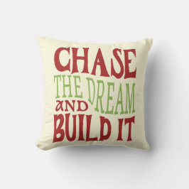 夢を追い求めて作り上げる クッション